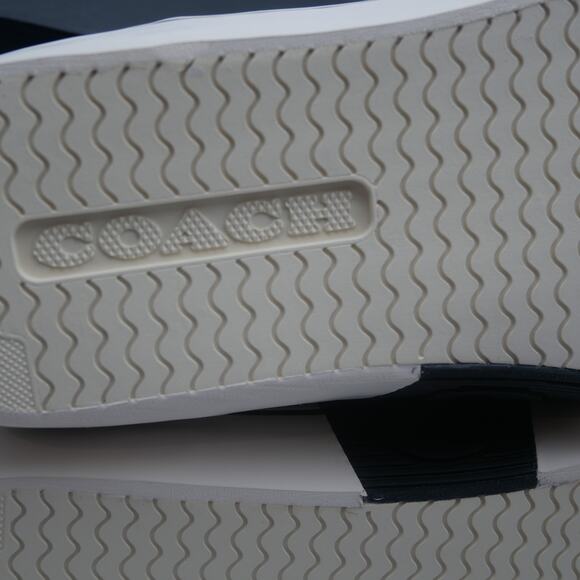 NEW Coach Women's 8.5 Citysole Skate Sneakers Shoes Charcoal Black Leather - Picture 14 of 14